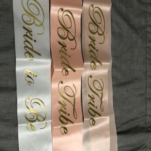 Bride Tribe Sashes